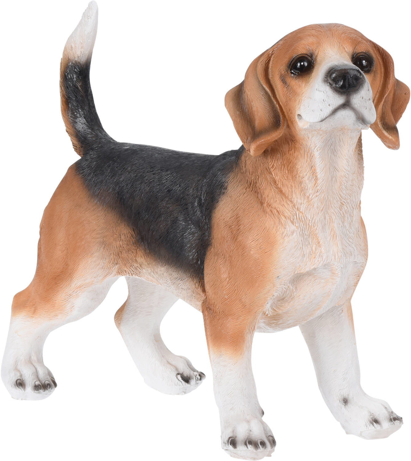 Figurka ogrodowa pies beagle wys 28 cm ze sztucznego kamienia 795201360