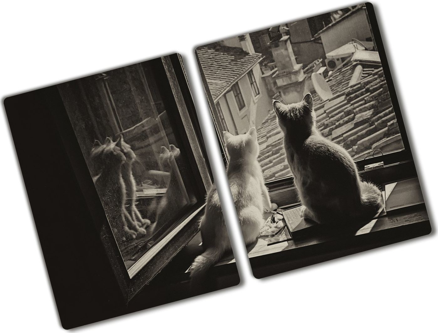 Tulup Deska do krojenia  Szklana płyta hartowana kuchnia Orchidea 2x40x52-113617594 tw2-ean-ko-2x40x52-f-86646592