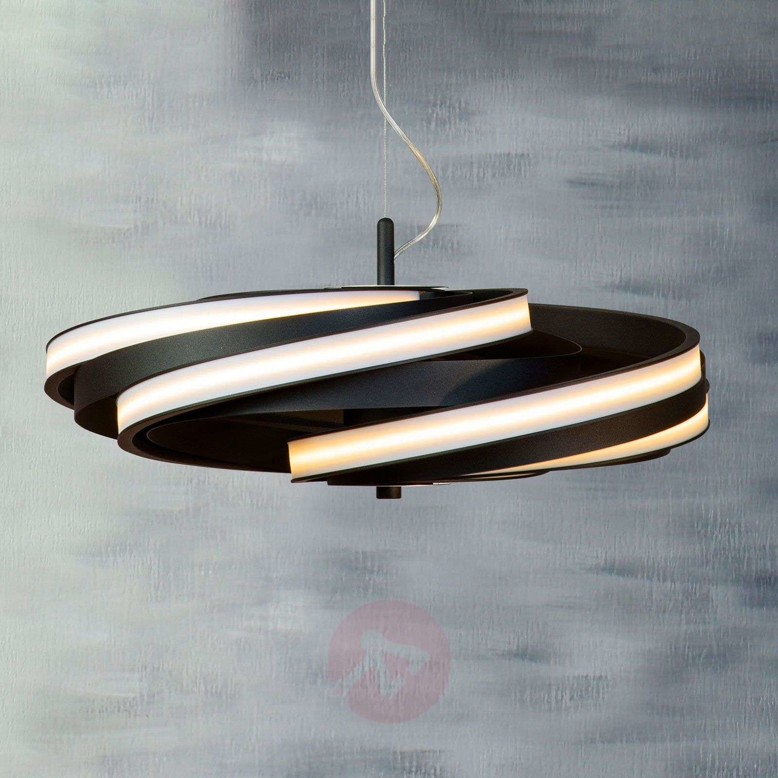 LIS Poland Lampa sufitowa LED Zoya w matowej czerni