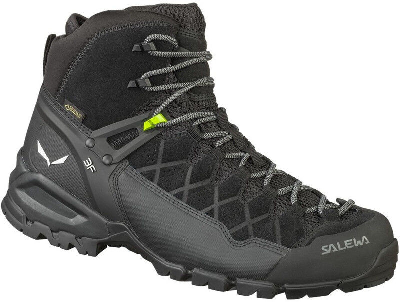 Salewa Alp Trainer Mid GTX Obuwie turystyczne Mężczyźni, black/black UK 9 EU 43 2020 Trapery turystyczne 00-0000063432-971-9