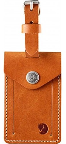 Fjällräven Leather Luggage Tag  tabliczka z imieniem do bagażu podróży, brązowy, jeden rozmiar 77362