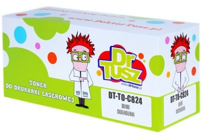 DrTusz Toner Zamiennik C824/834 do Oki 47095701) Żółty)