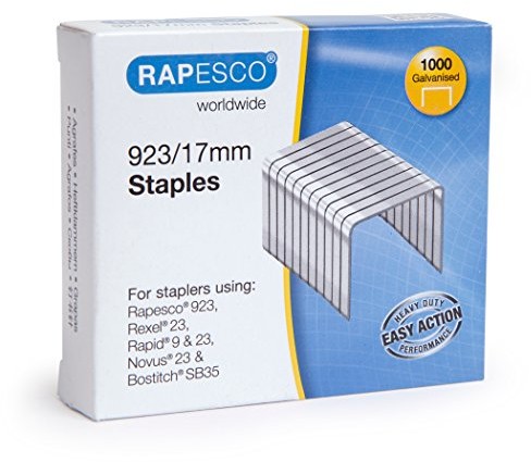 Rapesco 923/17 mm ocynkowane staple (typ 23)  1.000 sztuk 1240