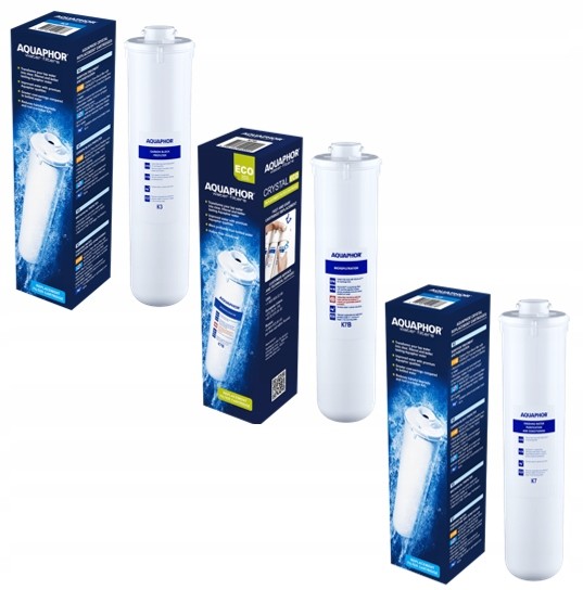 Aquaphor Komplet wkładów K3 K7B K7 Kryształ B Eco