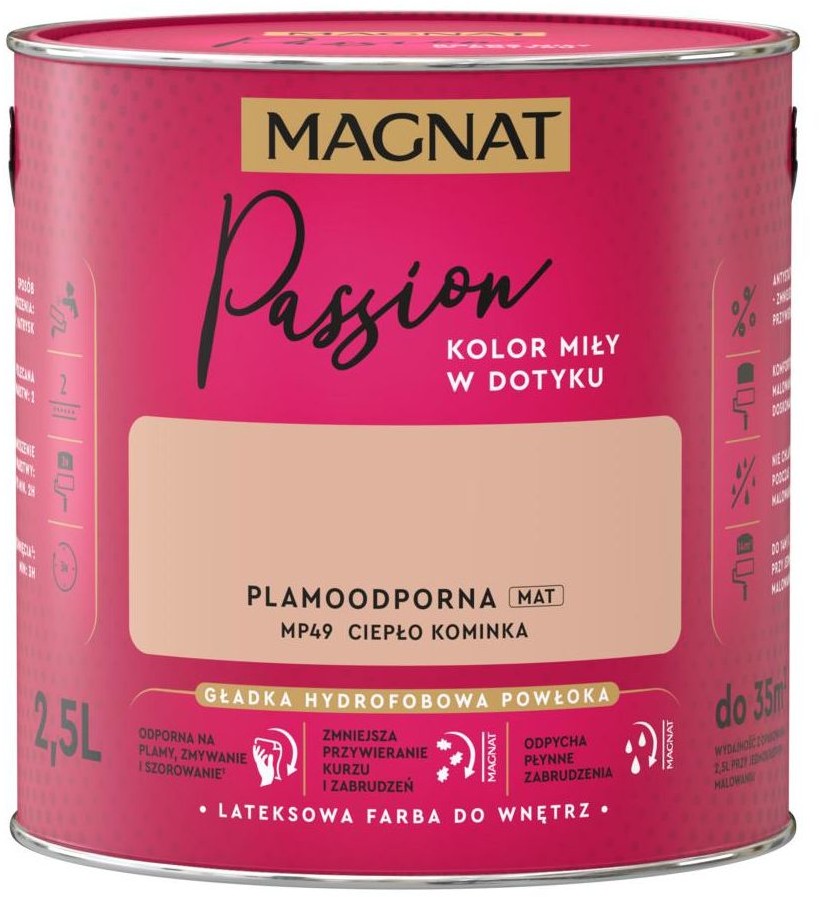 Magnat Farba Passion Ciepło kominka 2.5 l