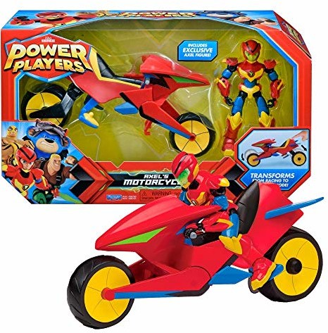 POWER PLAYERS Power Players PWW00 pojazd Deluxe z figurką, pojazd funkcyjny, figurka przegubowa, przypadkowe modele, zabawka dla dzieci w wieku od 4 lat PWW00000