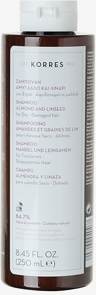 Korres Szampon Migdałowy & Linssed 250ml