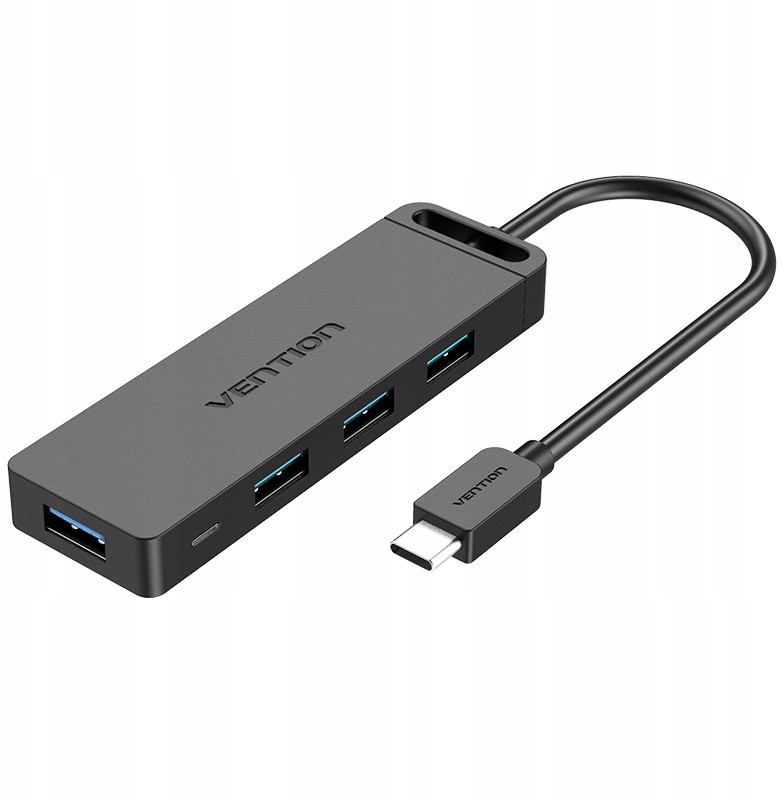 Vention Type-C Hub 4xUSB3.0 + MicroUSB Power 0,15m
