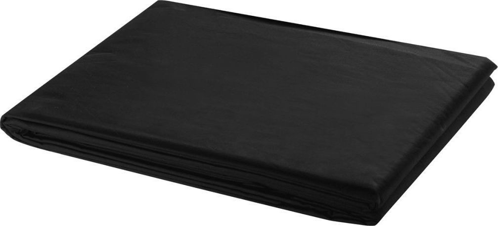 vidaXL Tło fotograficzne bawełniane 500 x 300 cm czarne 190006
