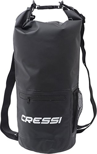 Cressi Dry Bag wodoszczelna kieszenie z długą szyjką z regulowanym paskiem na ramię Jazda na łodzi do nurkowania, pływania, surfowania, nurkowania,, wędkowanie, rafting, pływanie, camping i snowboar XUA94501 (XUA945010)