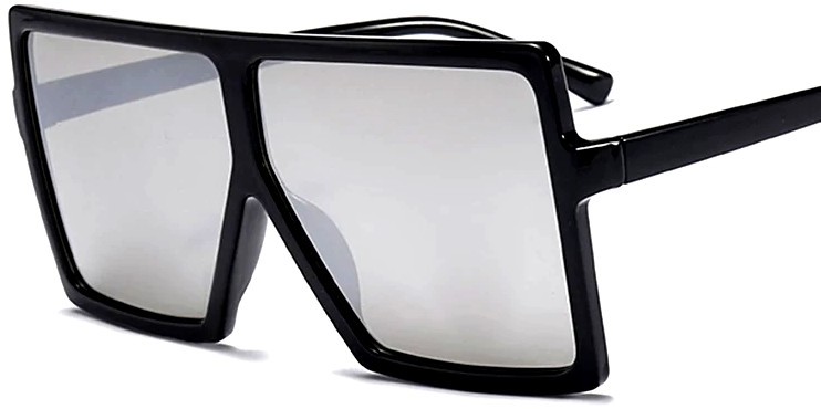 Vintage Duże Damskie Okulary przeciwsłoneczne O36