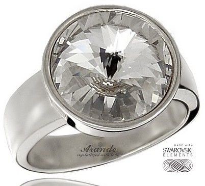 Swarovski Arande przepiękny pierścionek CRYSTAL SREBRO 4082280646