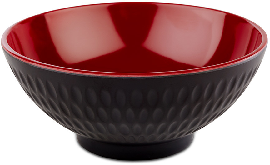 APS Miska 0,35 l, czarno-czerwona | Asia Plus 15418