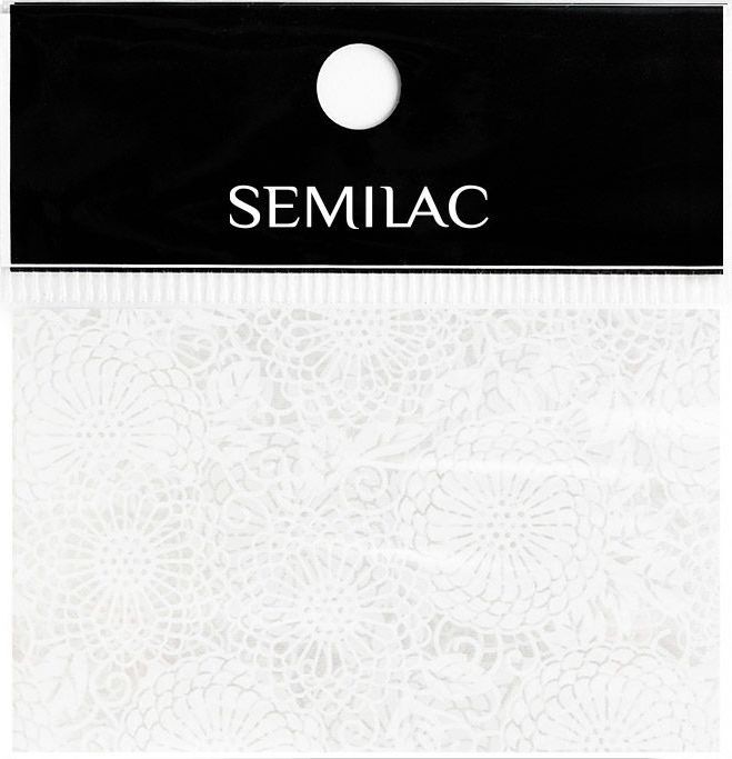 Semilac Folia transferowa 14 WHITE LACE KORONKA 5902751438048