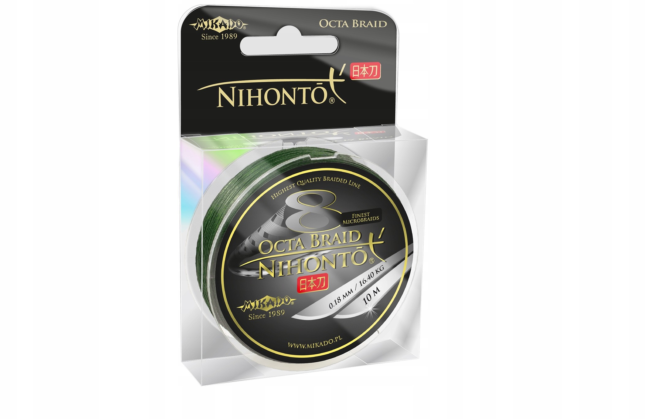 MIKADO Plecionka Nihonto Octa Braid Zielony 0.10/1