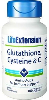 Life Extension Glutation Cysteina i Witamina C 100 kapsułek | Life Extension 01541