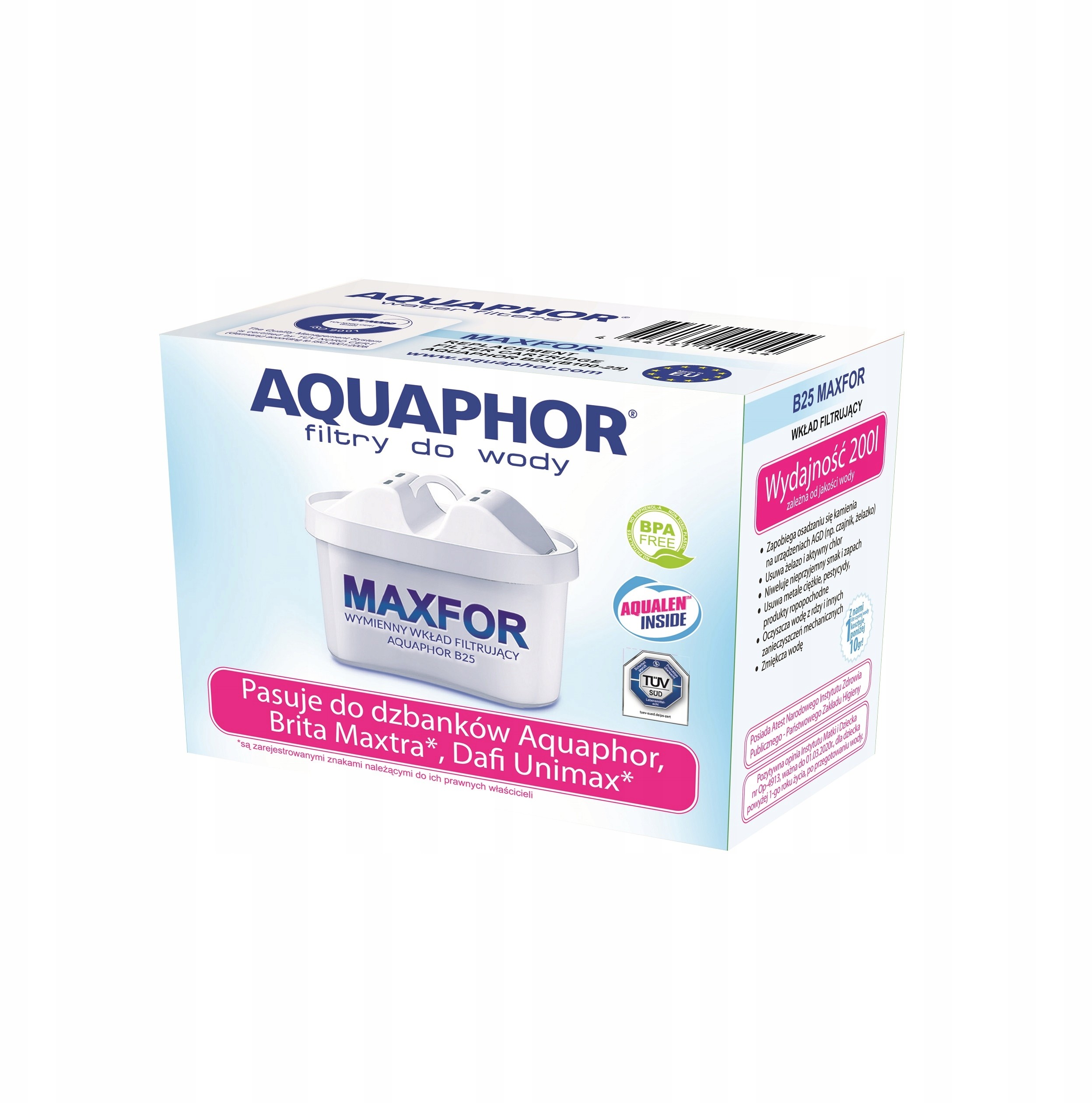 Aquaphor Wkłady filtrujące wodę B25 x 10 sztuk