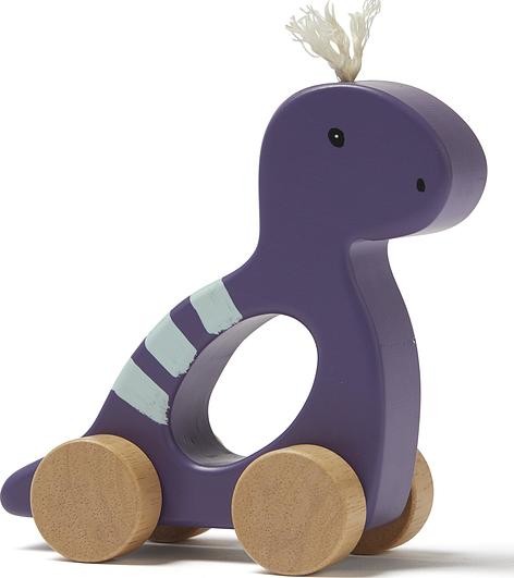 Kids Concept Zabawka dinozaur Neo fioletowy na kółkach 1000503