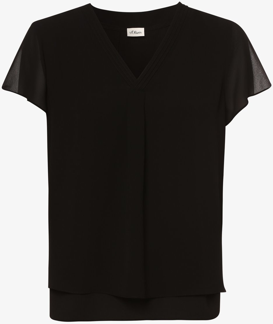 s.Oliver BLACK LABEL BLACK LABEL - Bluzka damska, czarny