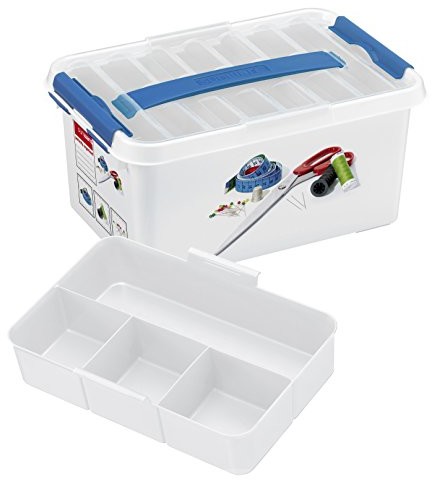 SUNWARE Sunware Q-Line przyrządami do szycia firmy Box + zastosowania  6 litrów  300 X 200 X 140 MM  biały 79200400