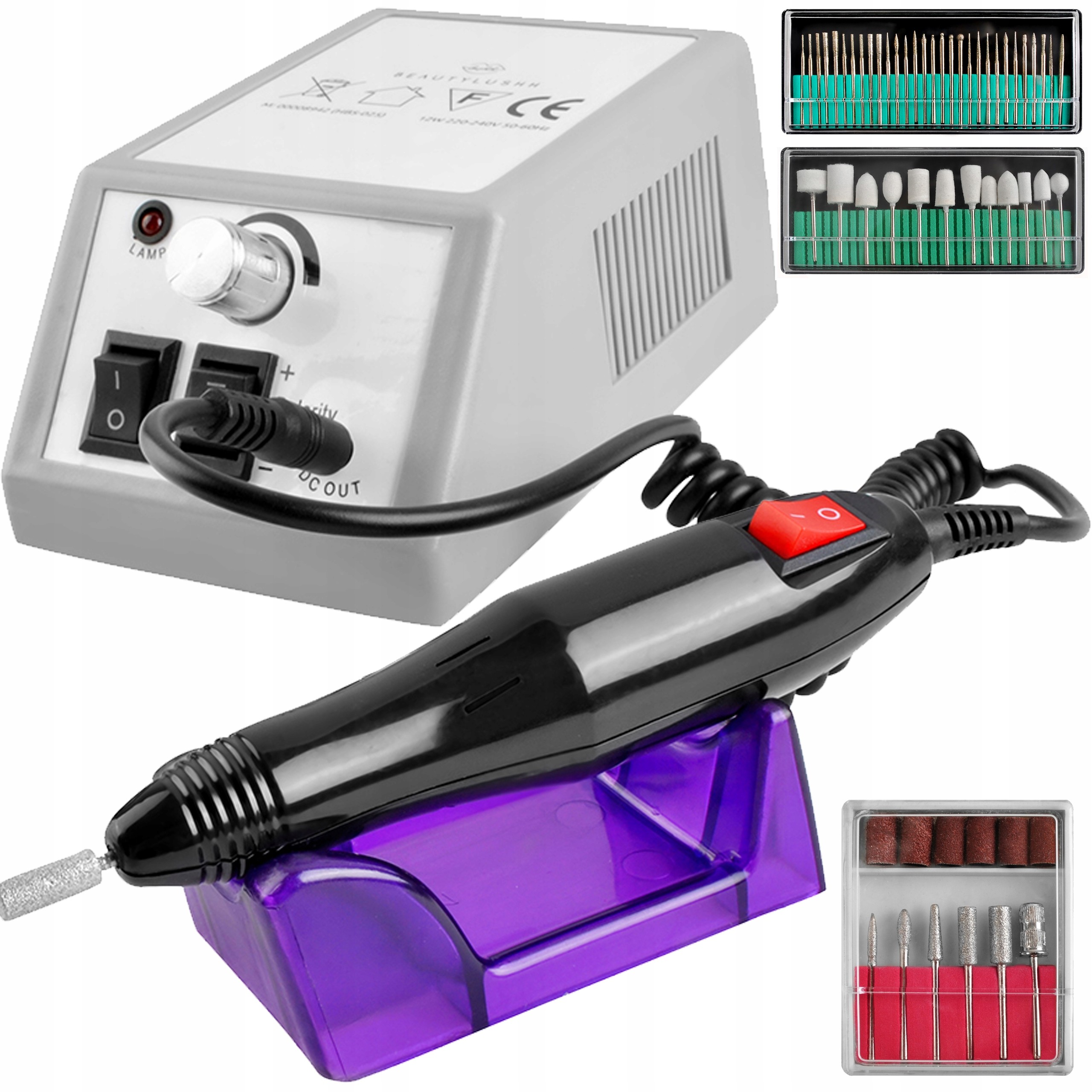 Frezarka do Paznokci Manicure Pedicure + 54 Frezy