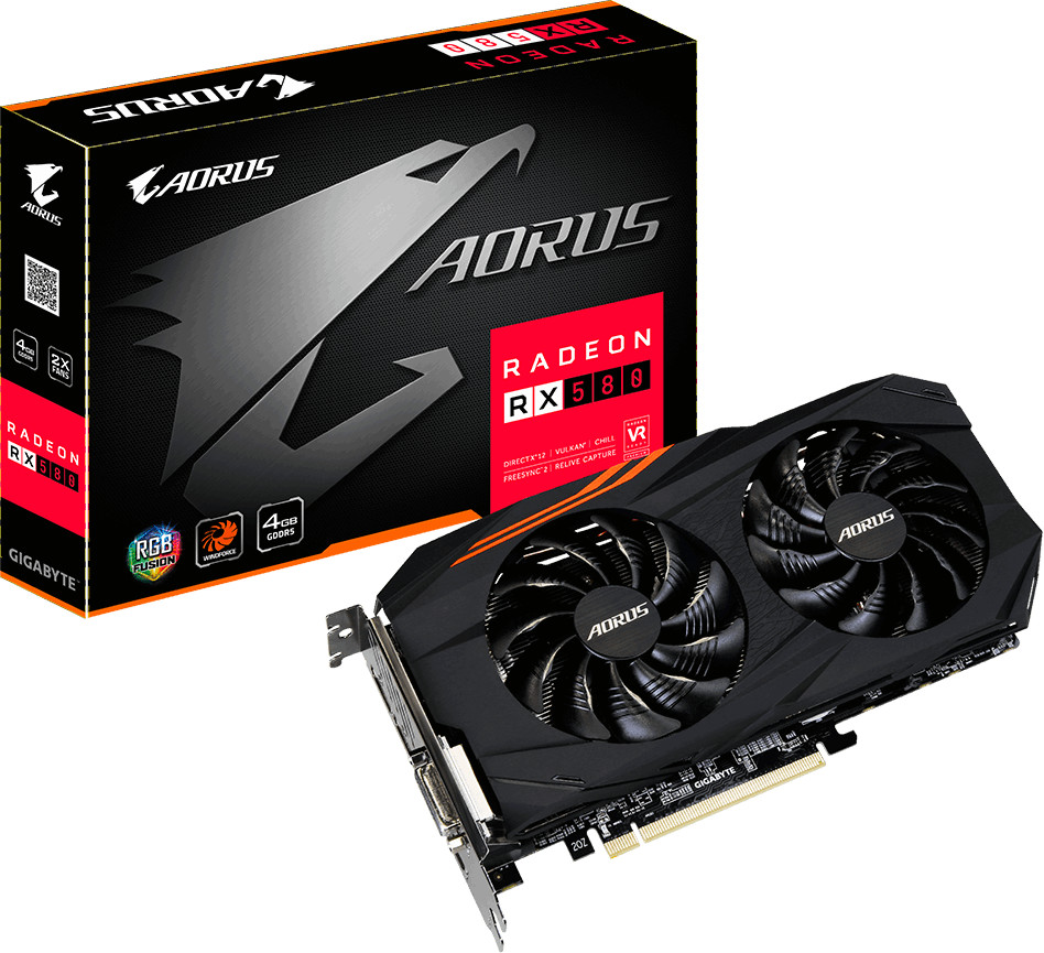 Gigabyte Radeon RX 580 Aorus OC (GV-RX580AORUS-4GD)