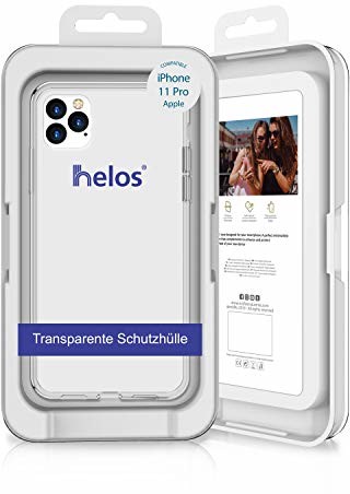 Helos Helos przezroczyste etui żelowe etui ochronne etui na telefon komórkowy Apple iPhone 11 Pro APXE-TSGLC-TRSP