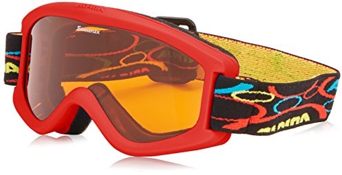 Alpina Carvy 2.0 gogle narciarskie, dziecięce, czerwony, jeden rozmiar 7076451