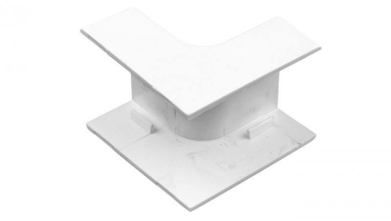 OBO Bettermann Naroże wewnętrzne kanału WDK 20x10 HI10020RW białe 6154328 4szt. 6154328