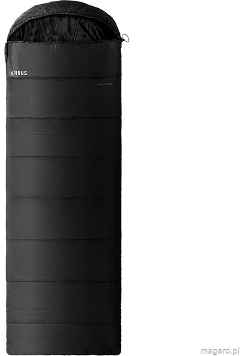 Alpinus Śpiwór Alpinus Classic Warm 1200 215x80cm czarny DN43533 DN43533
