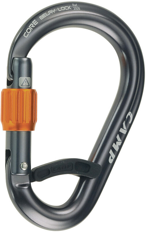 Camp Core Belay Lock Karabinek, gun metal 2021 Karabinki zakręcane 2926