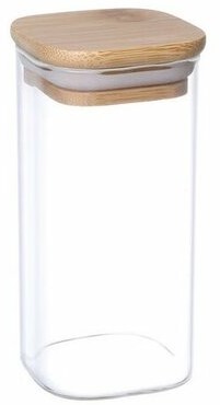 4Home Szklany pojemnik do żywności z wiekiem Bamboo, 300 ml