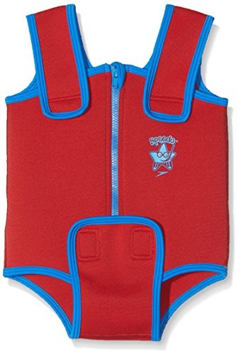 Speedo dziewcząt Neoprene Baby Suit, czerwony, 9-12 5053744317199