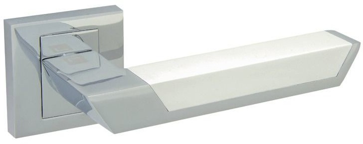 Kuchinox KLAMKA YORK BIAŁY/CHROM YOBCQ