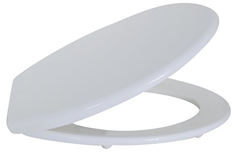 MSV 141020 deska sedesowa z zawiasami polipropylenu/stal nierdzewna Biały 141020