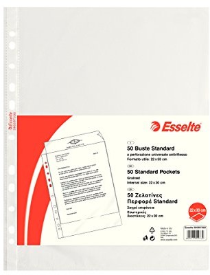 Esselte Standard A4 50 sztuk teczka na dokumenty - teczki na dokumenty (220 mm, 300 mm, A4, 50 sztuk (e)) 395097300