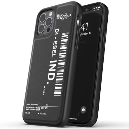 Фото - Чохол Diesel Moulded Case Core Barcode Graphic iPhone 12/12 Pro czarno-biały/bla 