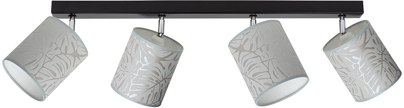 Spotlight Listwa reflektorowa Mateo czarna 4 x E27