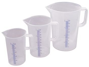 De Buyer kufel z miarką, z tworzywa sztucznego firmy HT garnka. 21,5 cm, 2 l 4021.2