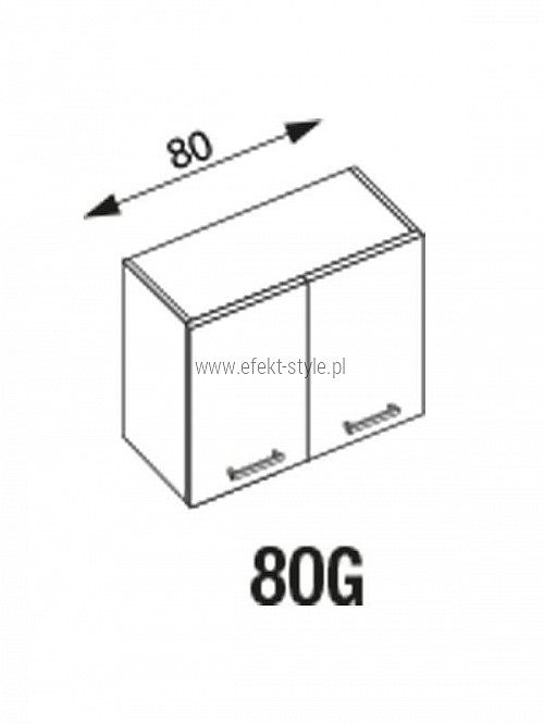 HALMAR AMANDA 1 260 SZAFKA G80 - KUCHNIA - DĄB SANTANA HALMAR