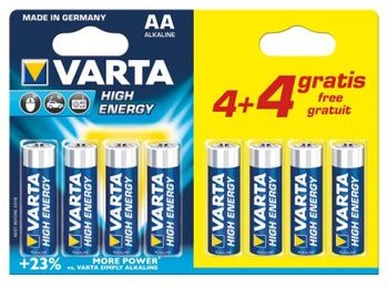 Varta BATERIE ALKALICZNE 8xAAA 1,5V-2950mAh