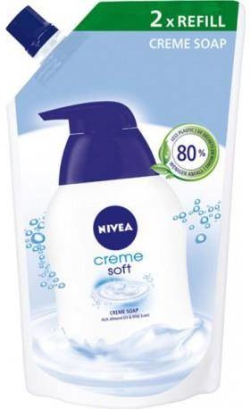 Nivea Creme Soft mydło w płynie opakowanie uzupełniające 500ml 93954-uniw