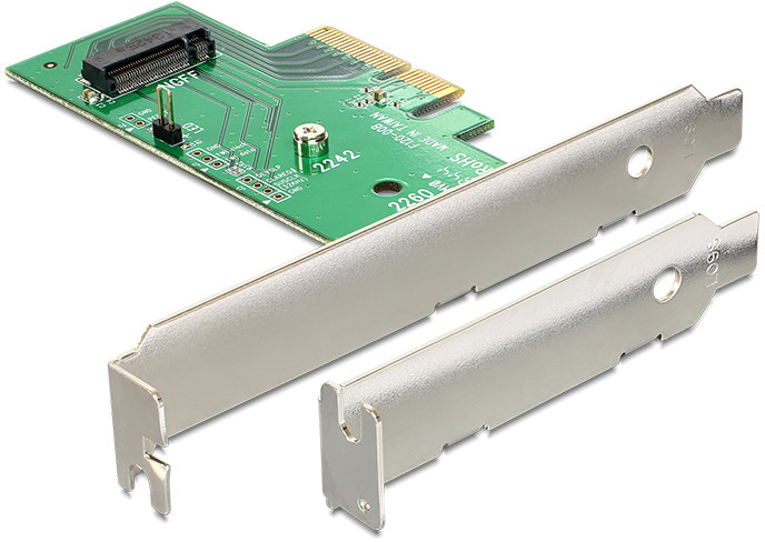 Adapter Karta PCIe x4 do NVMe M.2 Ssd Niski Profil