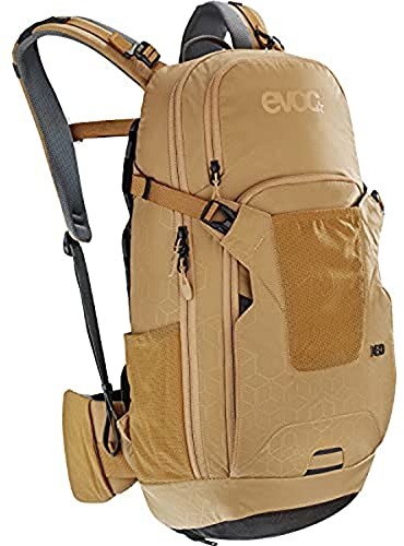 EVOC EVOC NEO 16 l Protektor plecak plecak rowerowy Backpack (certyfikowany przez TÜV/GS technologia ochraniacza, wentylacja 360°, w tym pokrowiec przeciwdeszczowy), rozmiar: L/XL - kolor: złoty 100116605-L/XL