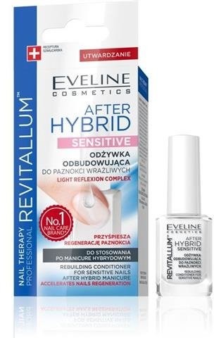 Eveline Nail Therapy Professional Revitallum After Hybrid Sensitive odżywka odbudowująca do paznokci wrażliwych 12ml 64813-uniw