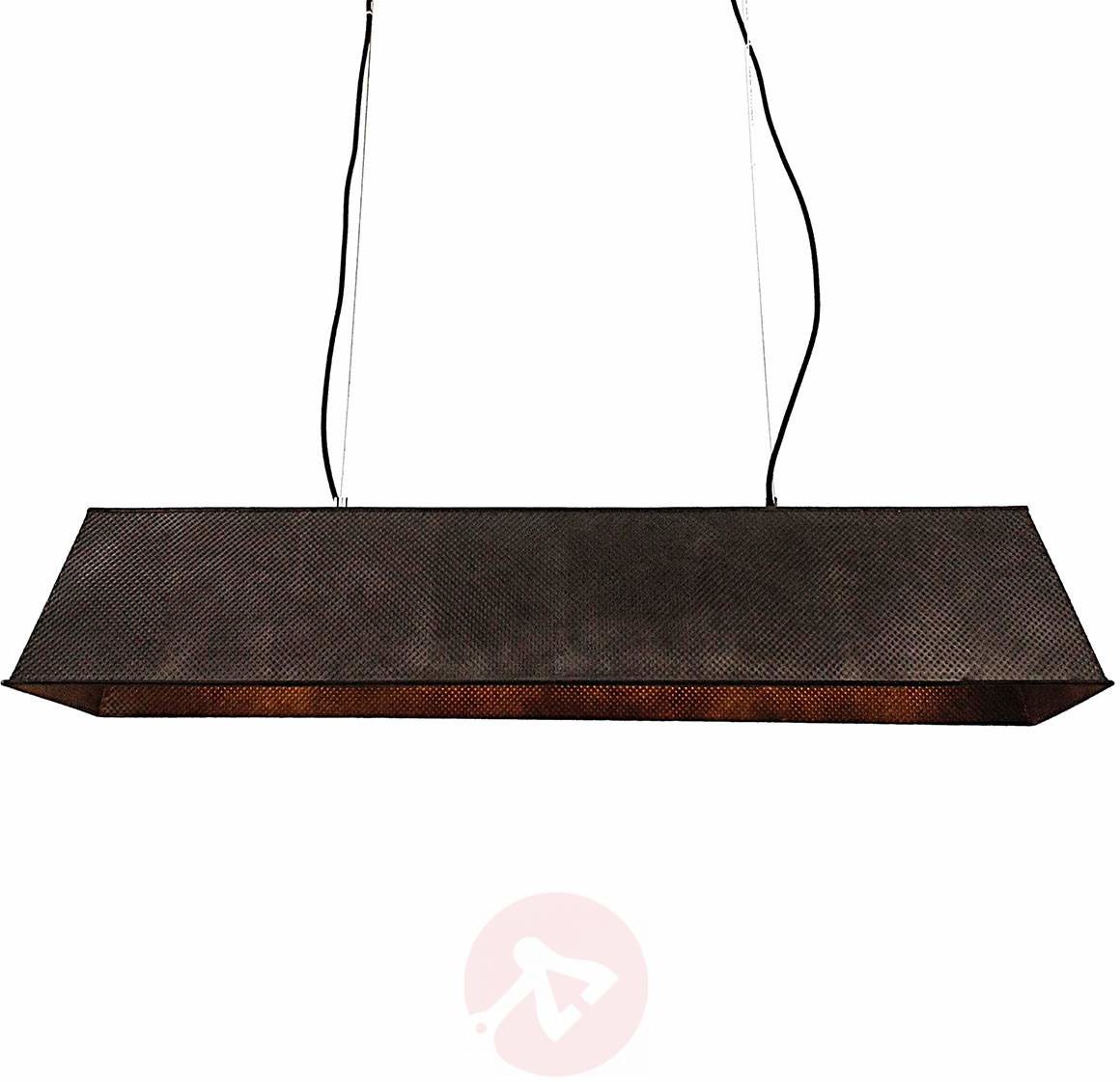 Brilliant Lampa wisząca Lazar z kloszem z tkaniny