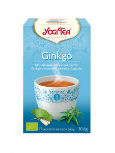 Yogi Tea Herbata Ginkgo (miłorząb japoński) Bio 17 torebek