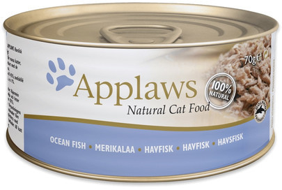 Applaws Cat Tin Ocean Fish 12x(6x70g) mokra karma dla kotów Ryby oceaniczne