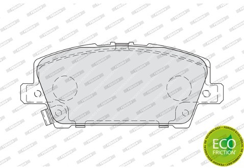 FERODO (FEDERAL-MOGUL) Zestaw klocków hamulcowych, hamulce tarczowe (FEDERAL-MOGUL) FDB1859