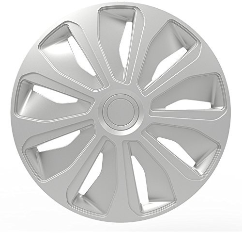 Autostyle Silver zestaw kołpaków ozdobnych na koła platyna 15 cali, srebrny PLATIN 15